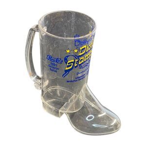 Dolly Parton's Dixie Stampede Dinner And Show Collector Plastic Western Boot Mug